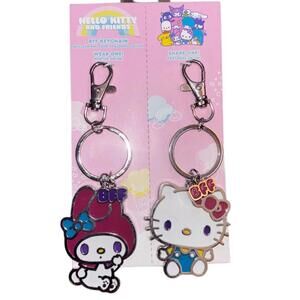 Hello Kitty and My Melody BFF keychains